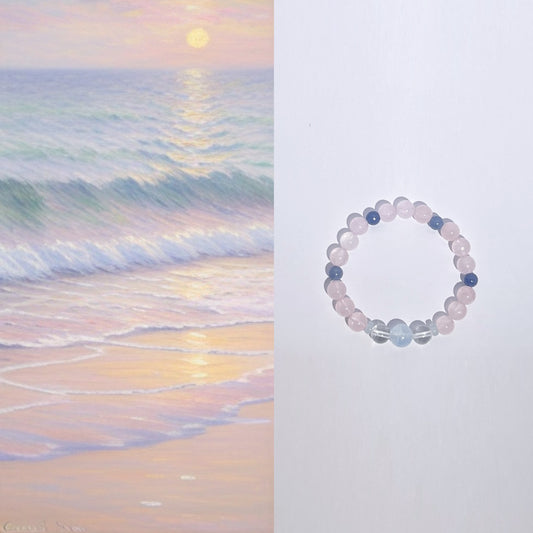 Pink Sunset - Rose Quartz Bracelet