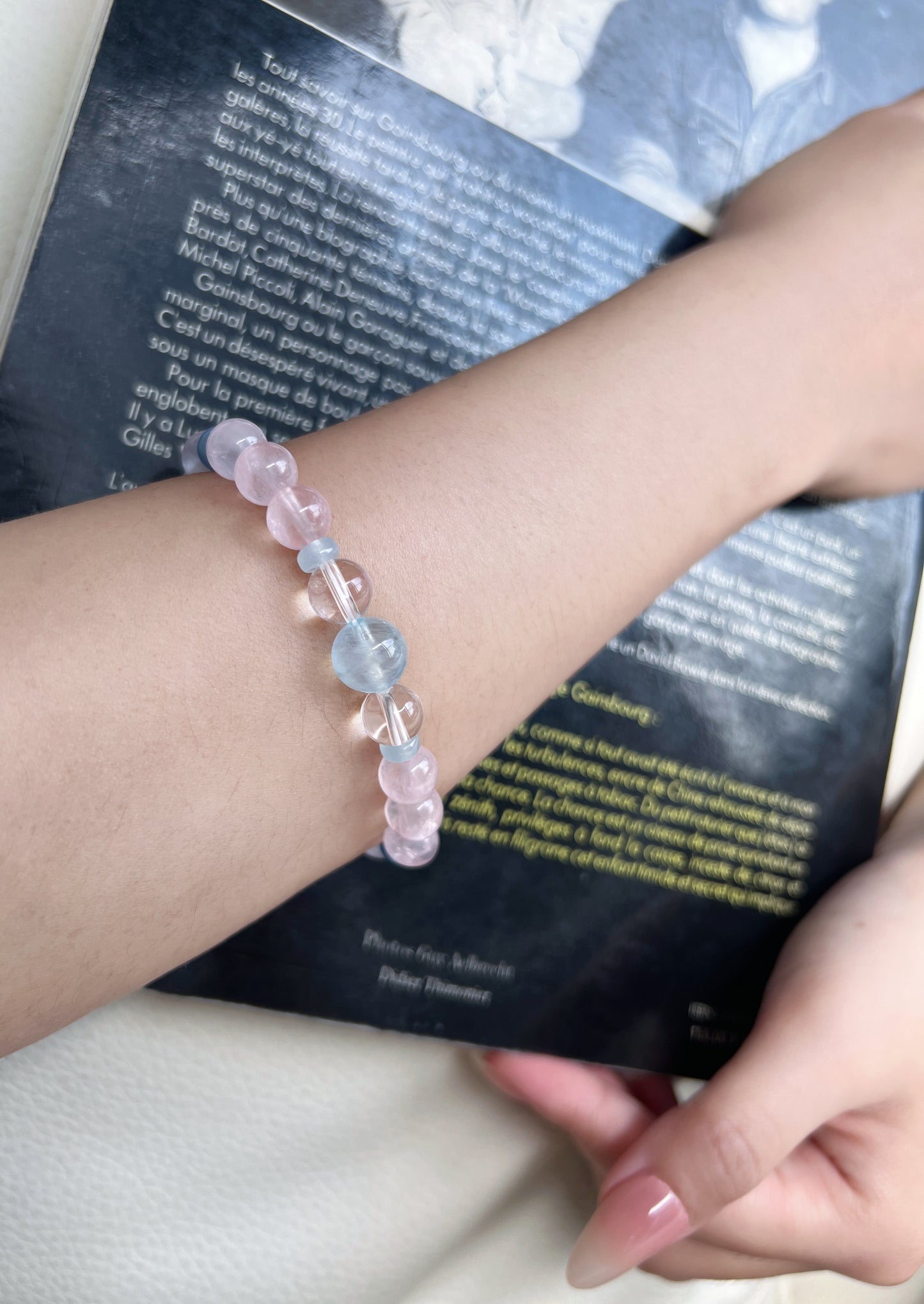 Pink Sunset - Rose Quartz Bracelet