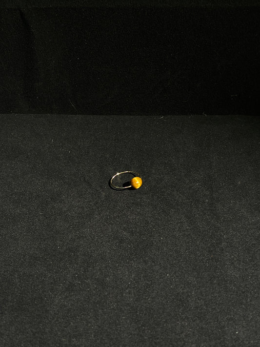 Minimalist Tiger's Eye Ring