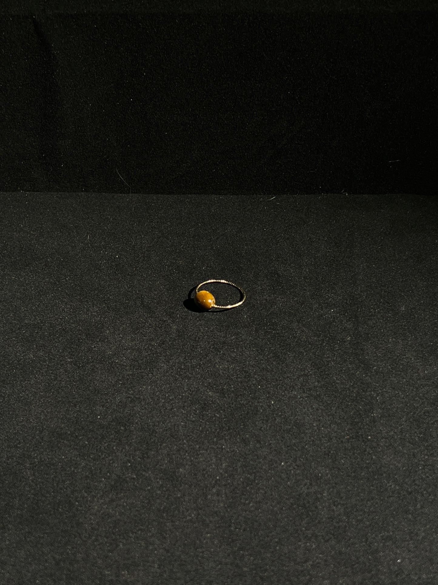 Minimalist Tiger's Eye Ring