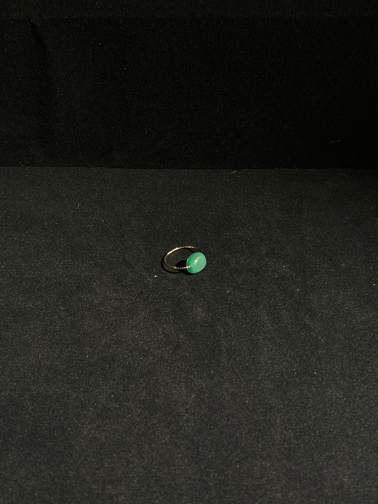 Minimalist Fluorite Ring