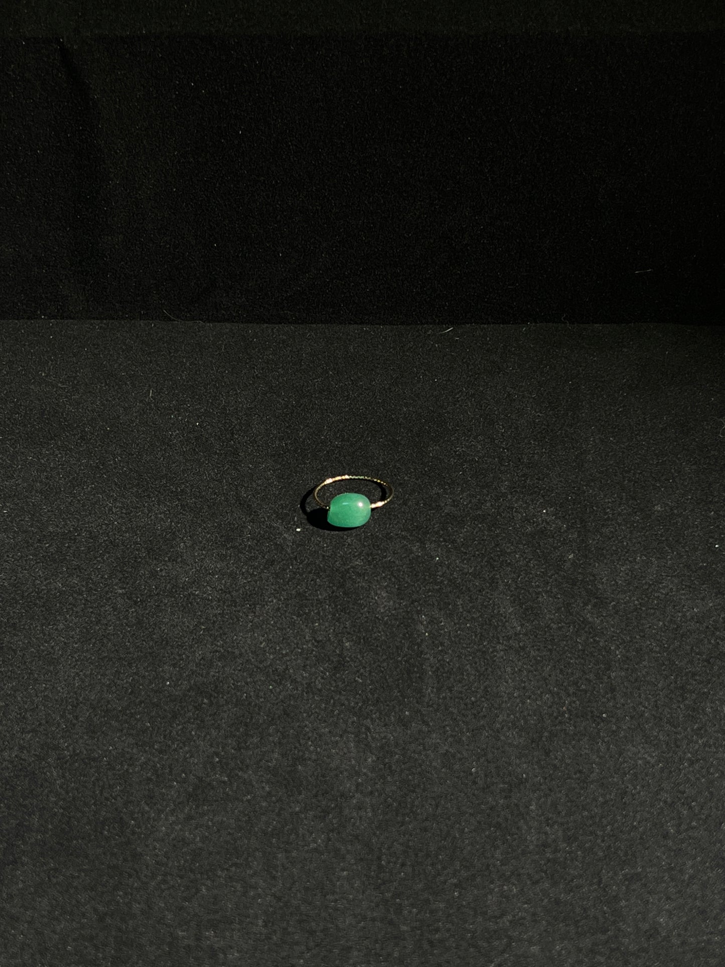 Minimalist Fluorite Ring