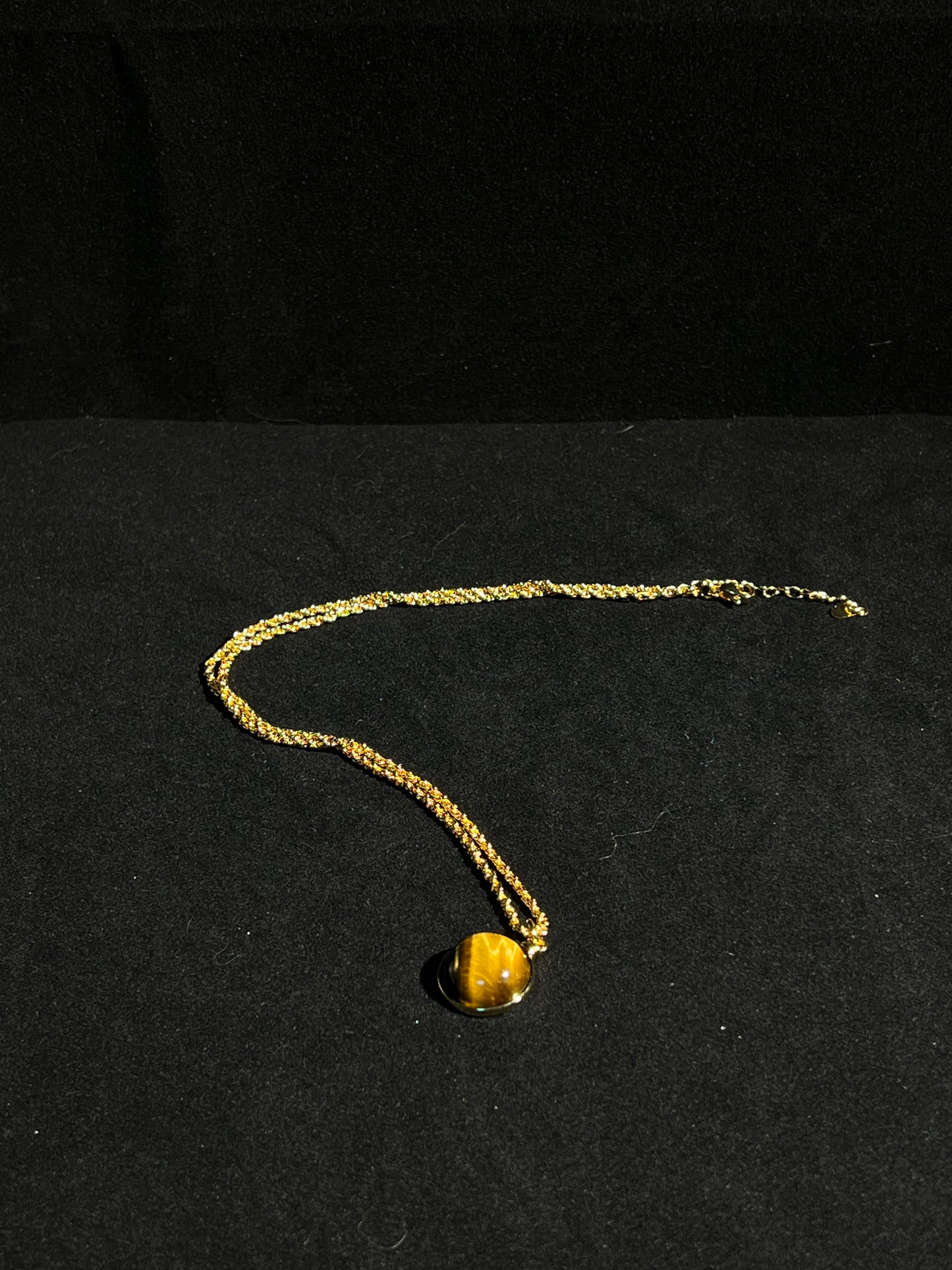 Tiger's Eye Collarbone Necklace