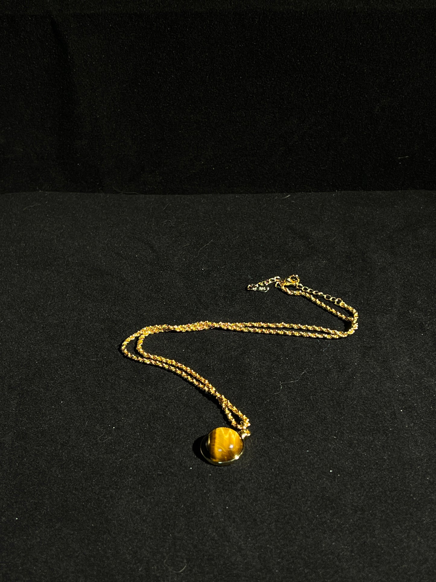 Tiger's Eye Collarbone Necklace