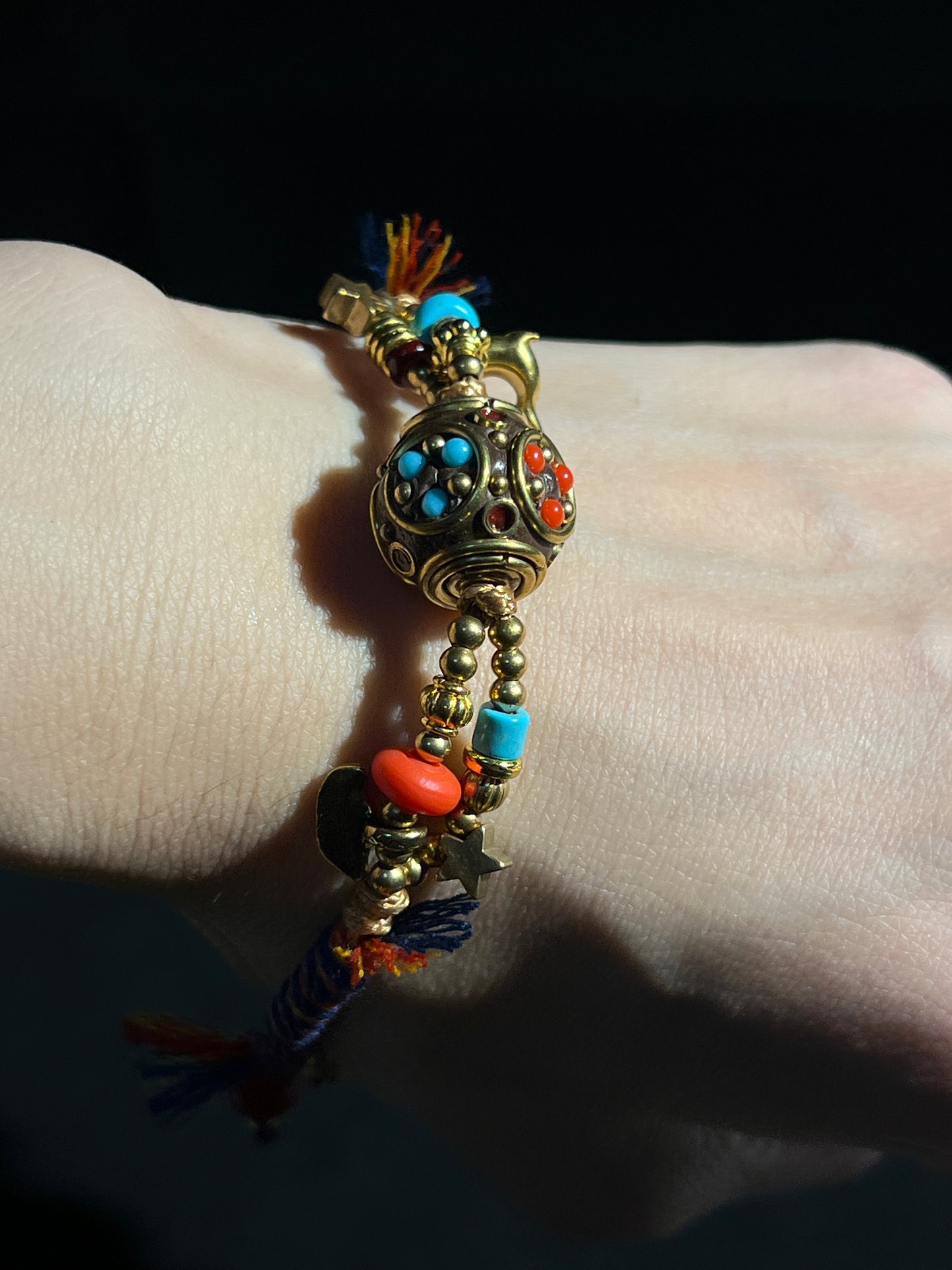 Tibetan Wax Rope Bracelet