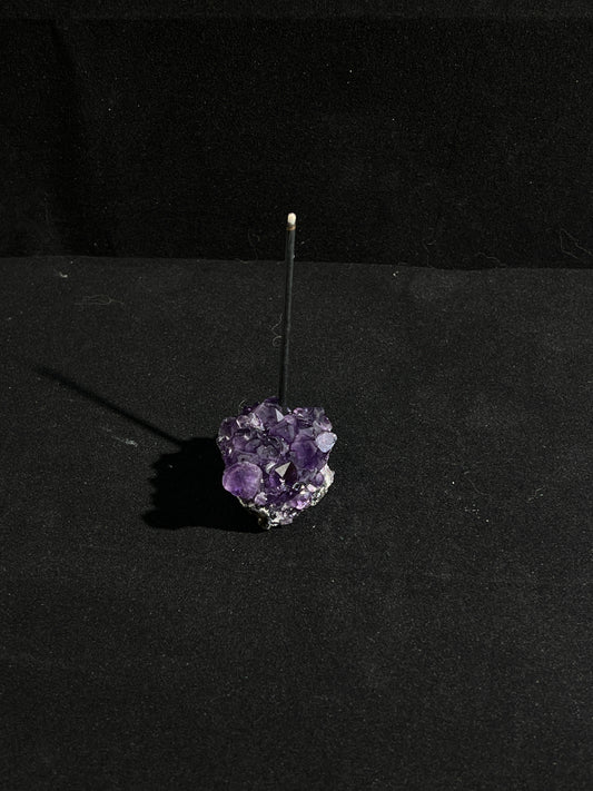 Amethyst Cluster Incense Holder